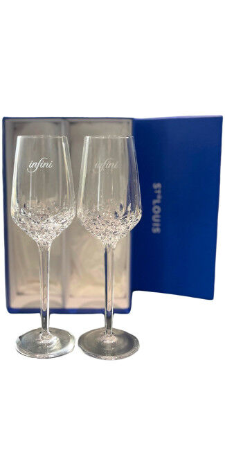 De Luze Infini et ses 2 verres en cristal offerts Cognac Grande Champagne Premier Cru de Cognac Hors d'âge